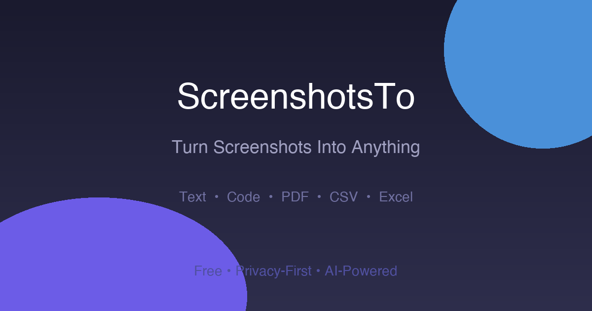 Screenshot to Text OCR Online - Extract Text | ScreenshotsTo